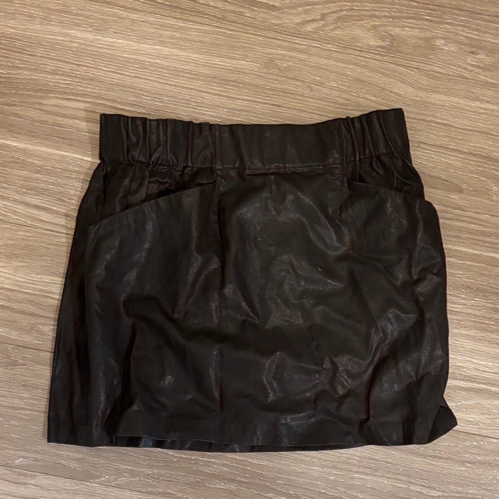 Zara Women’s Brown Leather Skirt